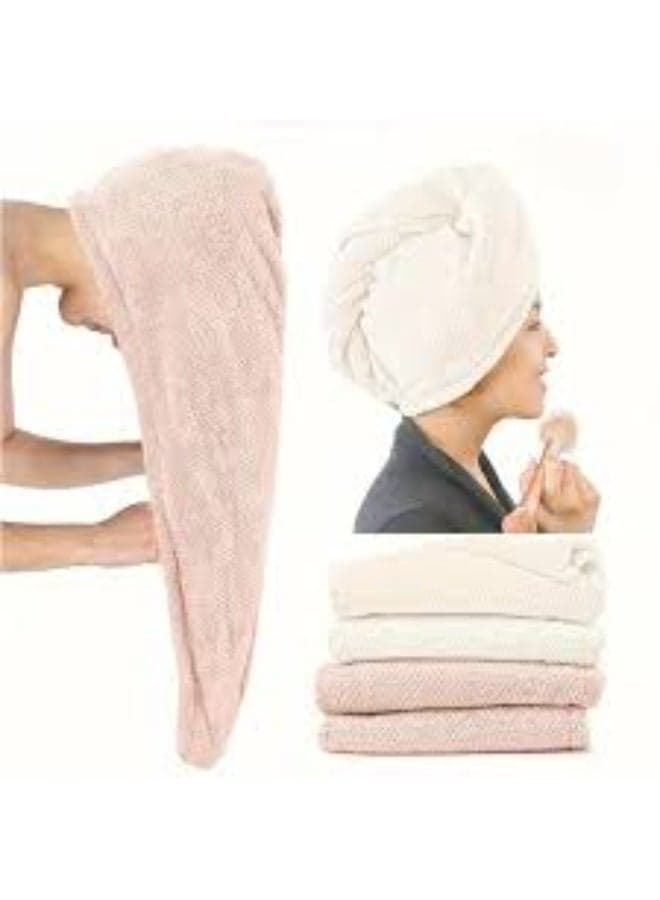 Fresh Hair Towel Wrap - Absorbent Microfiber 500 GSM Bath Towel, Quick-Drying Bathrobe, Magic Hair Warp Cap for Salon Hair may vary color 1PC (4)