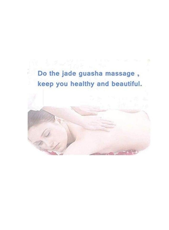 Stone Gua Sha ,for face ,chin& neck for face Slimming Massage & Relaxation (٤)