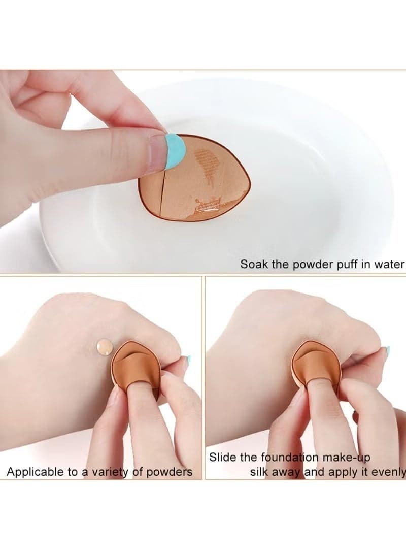 Mini Makeup Sponge Set 5pcs – For Blending Foundation, Concealer & Eyeshadow – Ultra Soft Make Up Sponges (5)