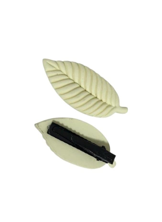 Feather Shape Hair Claw Clips – Elegant Lightweight Hair Clips for Women & Girls, 2 Pieces Set