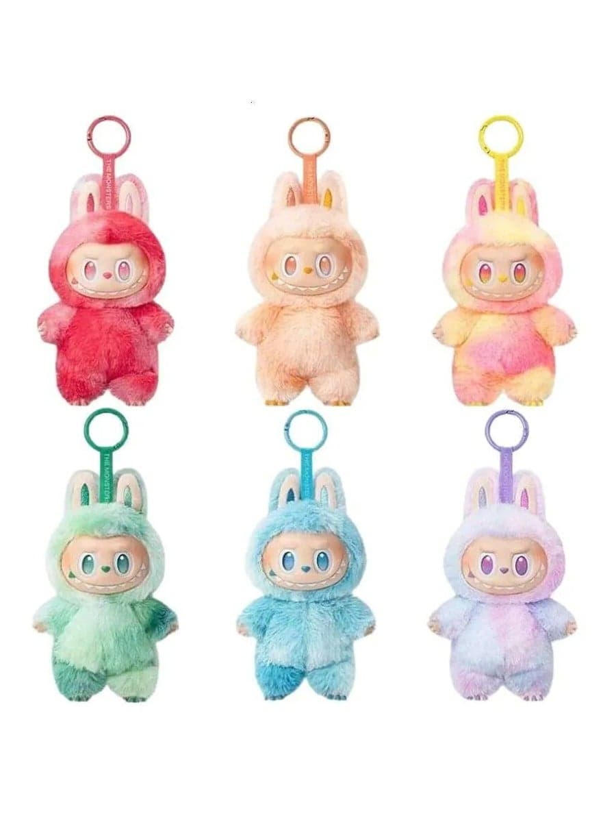 Labubu Second-Generation Sit-Down Party Series 17cm Fun Plush Vinyl Blind Box Baby Dolls (٤)