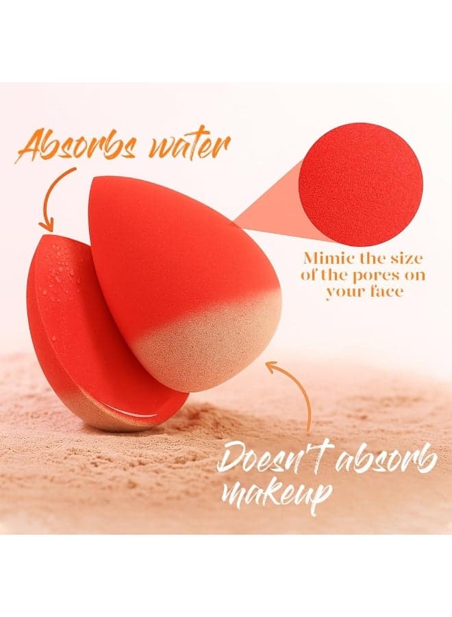 8-Piece Makeup Blending Sponge Set, Wet and Dry Use, Random Color Make Up Sponges (٤)