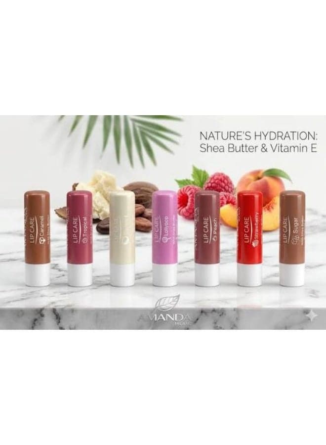Amanda Milano Lip Balm with Shea Butter and Vitamin E 05 Rose 4.8 gm (٥)