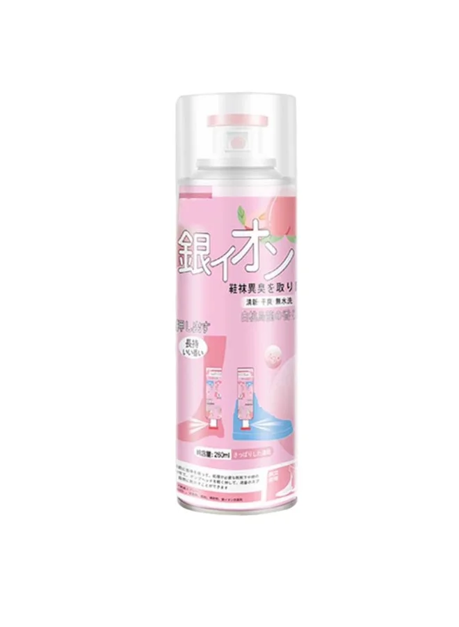 Shoe Deodorizer Shoe Odor Eliminating Spray Smelly Shoes Odor Remover for Home Travel Pink Bottle 260 ml Men's Shoe Care & Accessories