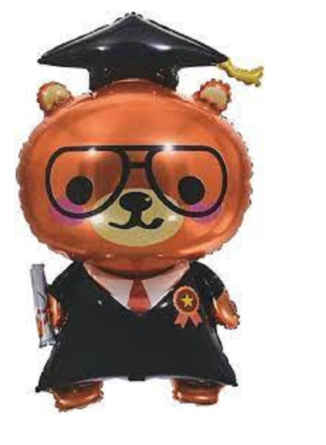 Graduation Party Bear Design Foil Balloon Multi Color