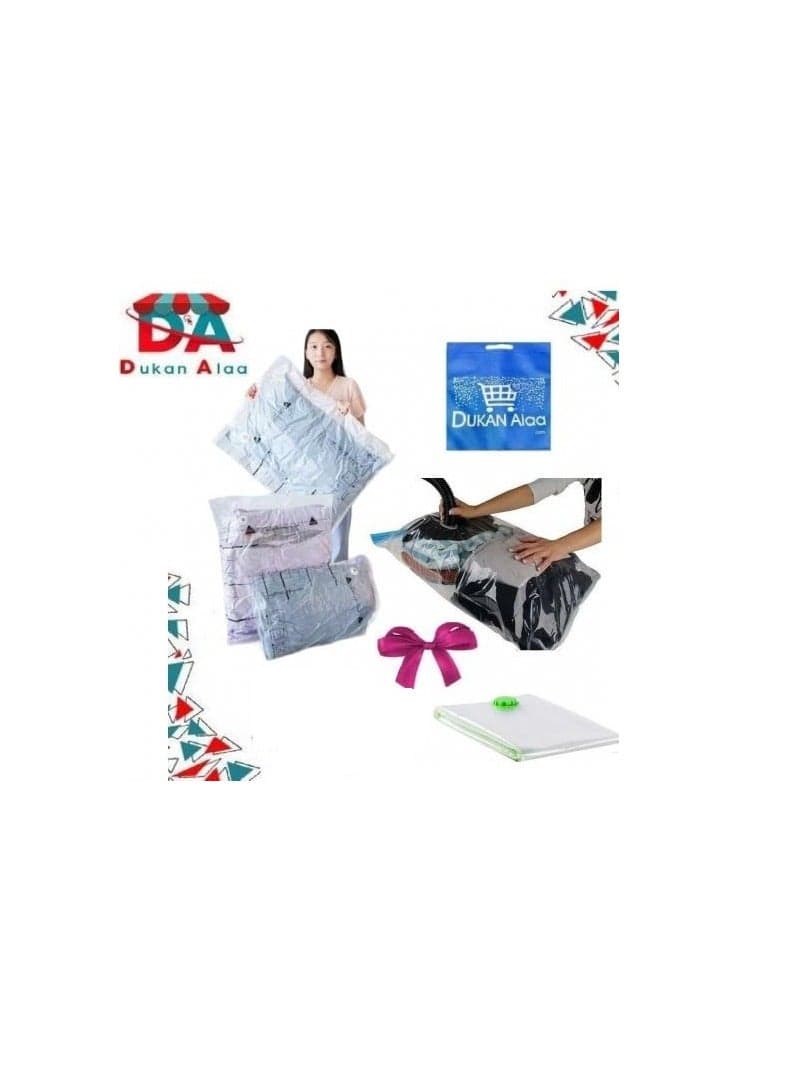 طقم1 قطعه اكياس تخزين 120*80 + شنطة دكان علاء Space Saver Bags