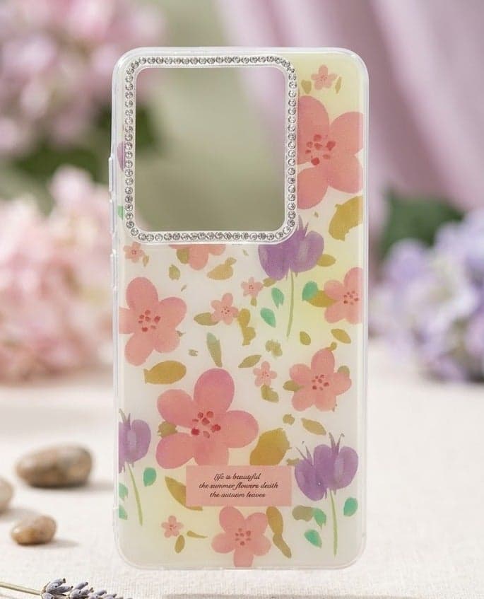Cute Floral Phone Case For Oppo A3 /A3X – Shockproof Protective Cover with Camera Lens Protection (2)