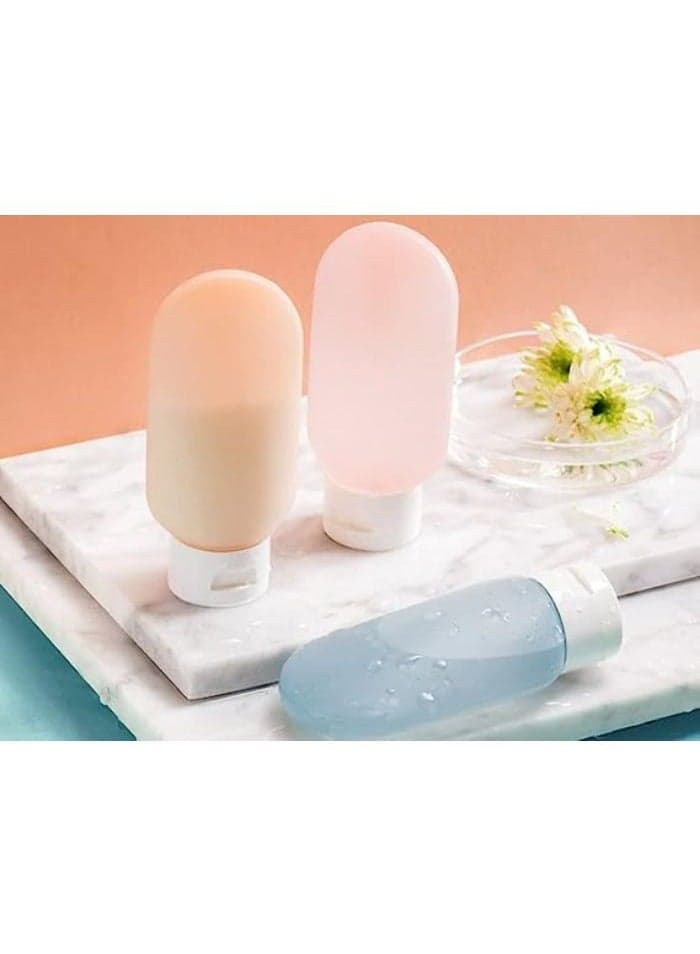 Portable Leakproof Refillable Travel Bottles for Personal Care Shampoo Lotion Soap 60ml 3pcs Travel Accessories
