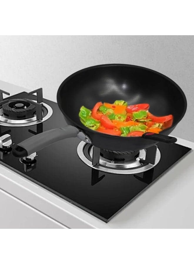 Silicone Pan and Pot Handle Cover – Heat Resistant Hot Skillet Sleeve, Protects Hands from Burns, Soft Non-Slip Grip, Fits Most Iron Pots, Frying Pans, and Cookware Handles Kitchen Utensils & Gadgets (3)