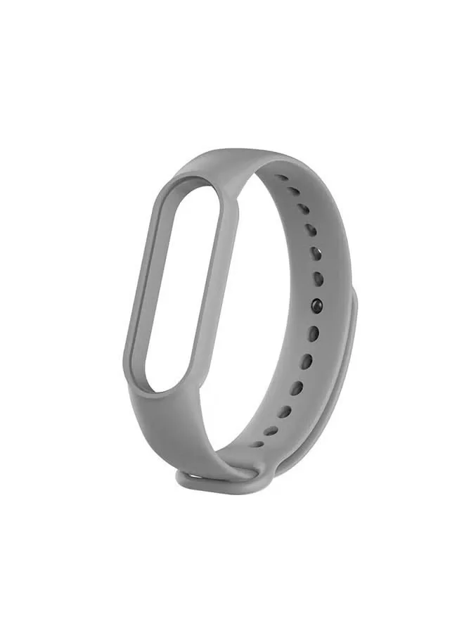 Breathable Replacement Silicone Sport Strap Compatible with Xiaomi Mi Band 5/6/7 Watch M5/M6/M7 One Size, Unisex Adult Fitness Tracker Bands