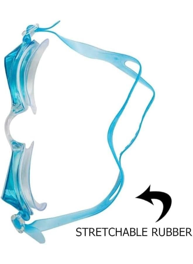 GL403 Silicone Swimming Goggle Secure Leak Proof Design with Clear Lens and Adjustable Strap for Comfort and Stability During Use Pool Toys & Games