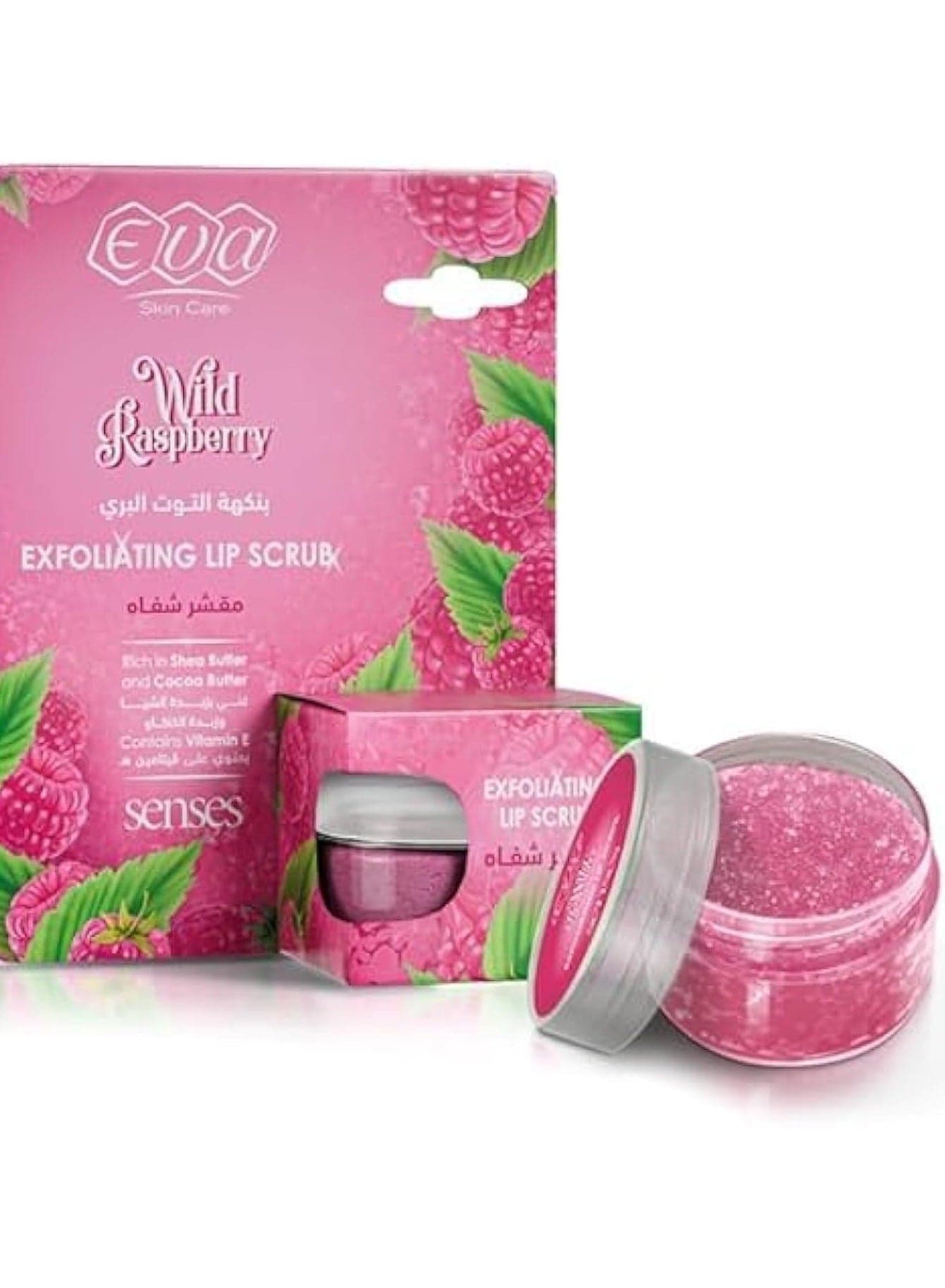 Eva Skin Care Wild Raspberry Exfoliating Lip Scrub 20g
