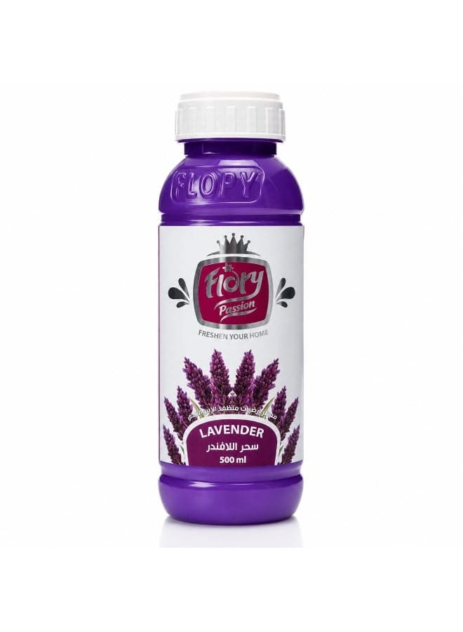 Flory Concentrated Floor Freshener, Lavender Fragrance, Multi-Purpose Floor & Surface Freshener, Long Lasting Floral Scent, 500 ml Floor Cleaners