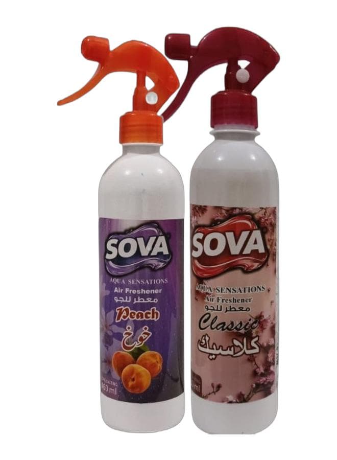 Sova air freshener Peach scent & Sova Clasic air freshener Bundle Household Air Fresheners