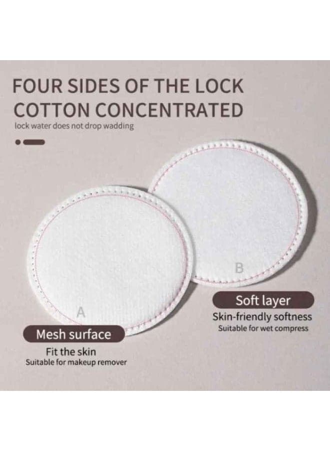 2 Units of Make up remover Soft Skin-Friendly Organic Cotton Pads – 2*80 160 Pads (2)