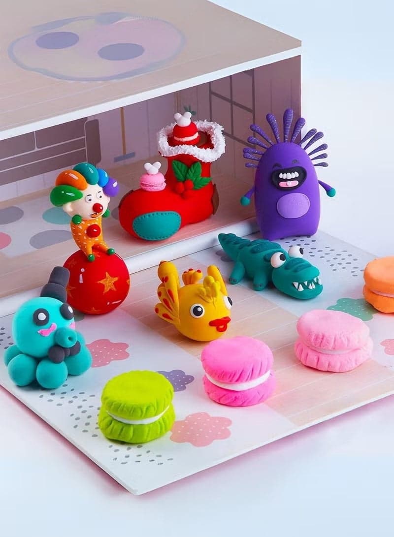 Magic Clay - Air Dry Clay 36 Colors, Modeling Clay for Kids with Tools, Soft & Ultra Light, Toys Gifts for Age 3 4 5 6 7 8+ Years Old Boys Girls Kids Clay & Dough (٦)