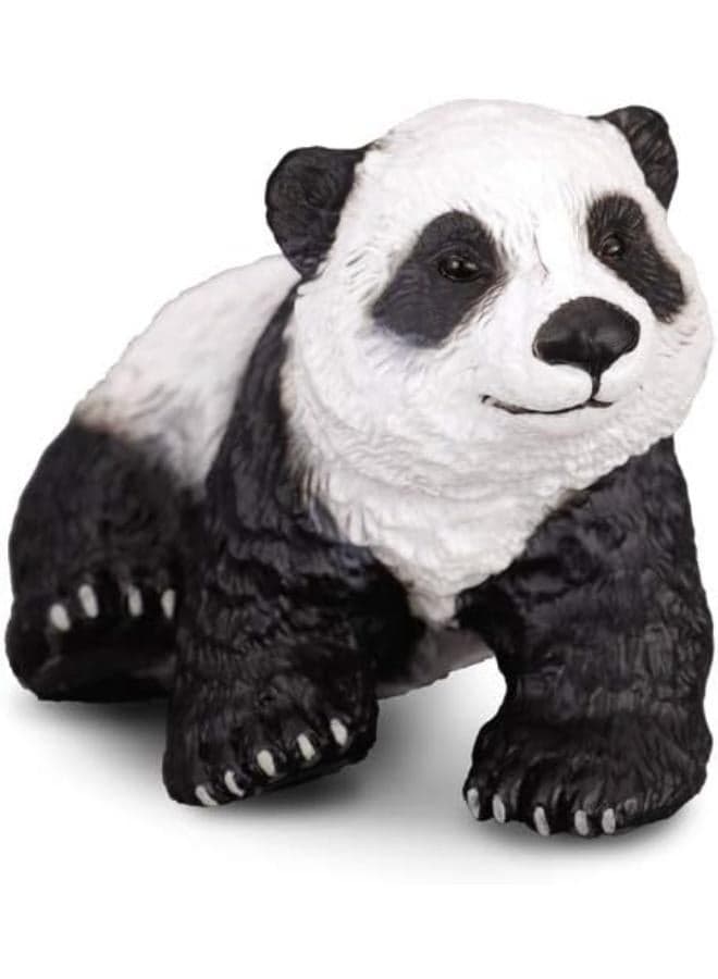 CollectA Wild Life Giant Panda Cub (Sitting) Miniature Toy Figure - Authentic Hand Painted Model
