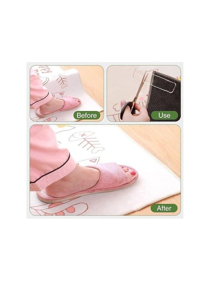 Heavy-Duty Small Double-Sided Tape: 60 pieces of strong adhesive mounting strips, transparent and removable, leaving no residue. Nano adhesive tape for home use, carpets, and wall mounting. Multi-purpose (single pack) Film & Tape Dry Adhesives (3)