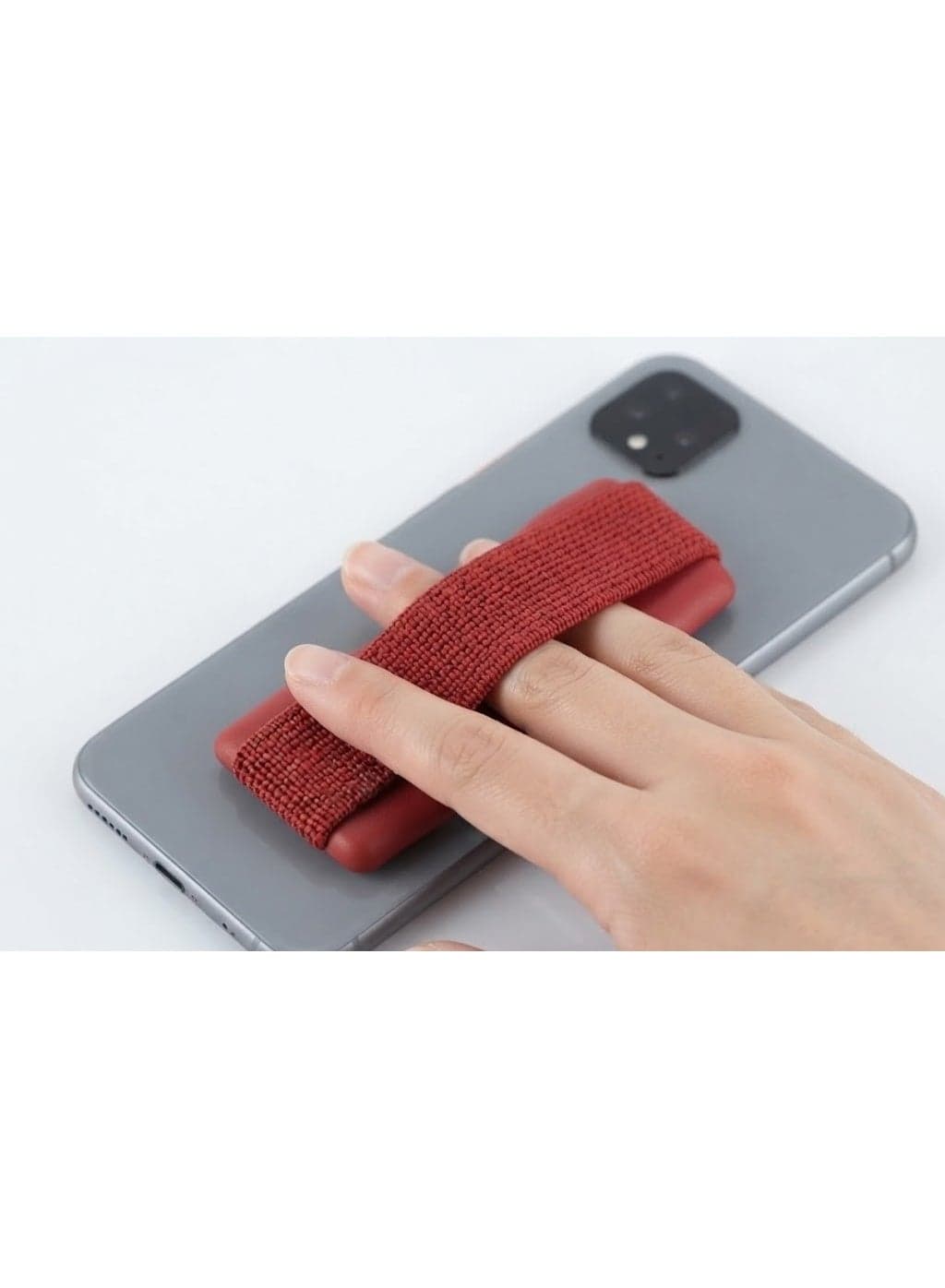 Phone & Tablet Holder with Elastic Strap, Universal Hand Grip for Smartphones, Adjustable Design Lightweight and Easy to Install Phone Grips & Stands (4)