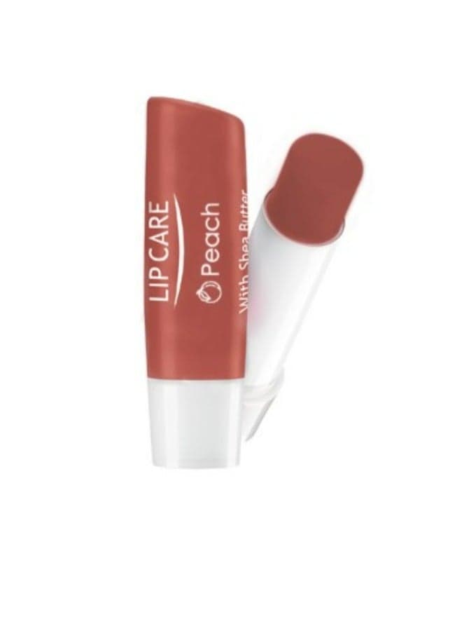 Lip Care with Shea Butter and Vitamin E Peach Lipstick