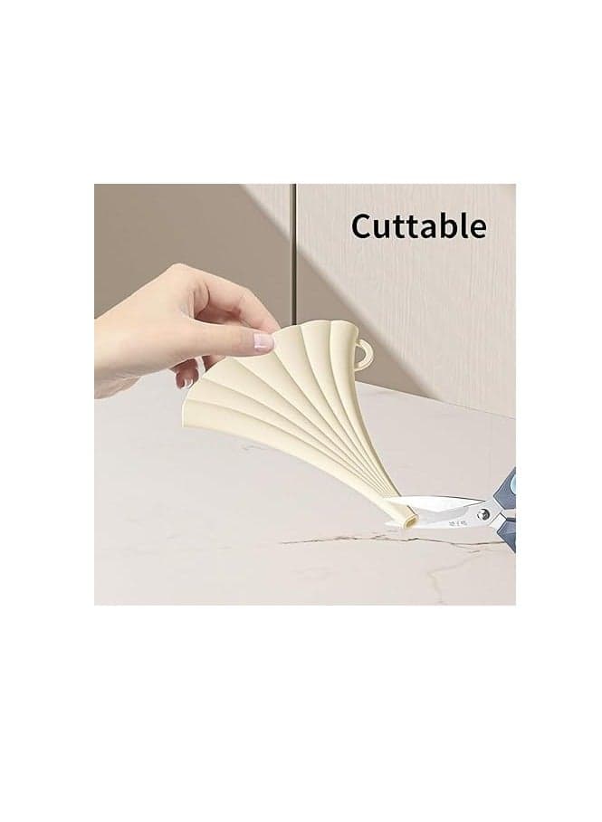 Funnel silicone flower shape folding with supporter Kitchen Utensils & Gadgets (٣)