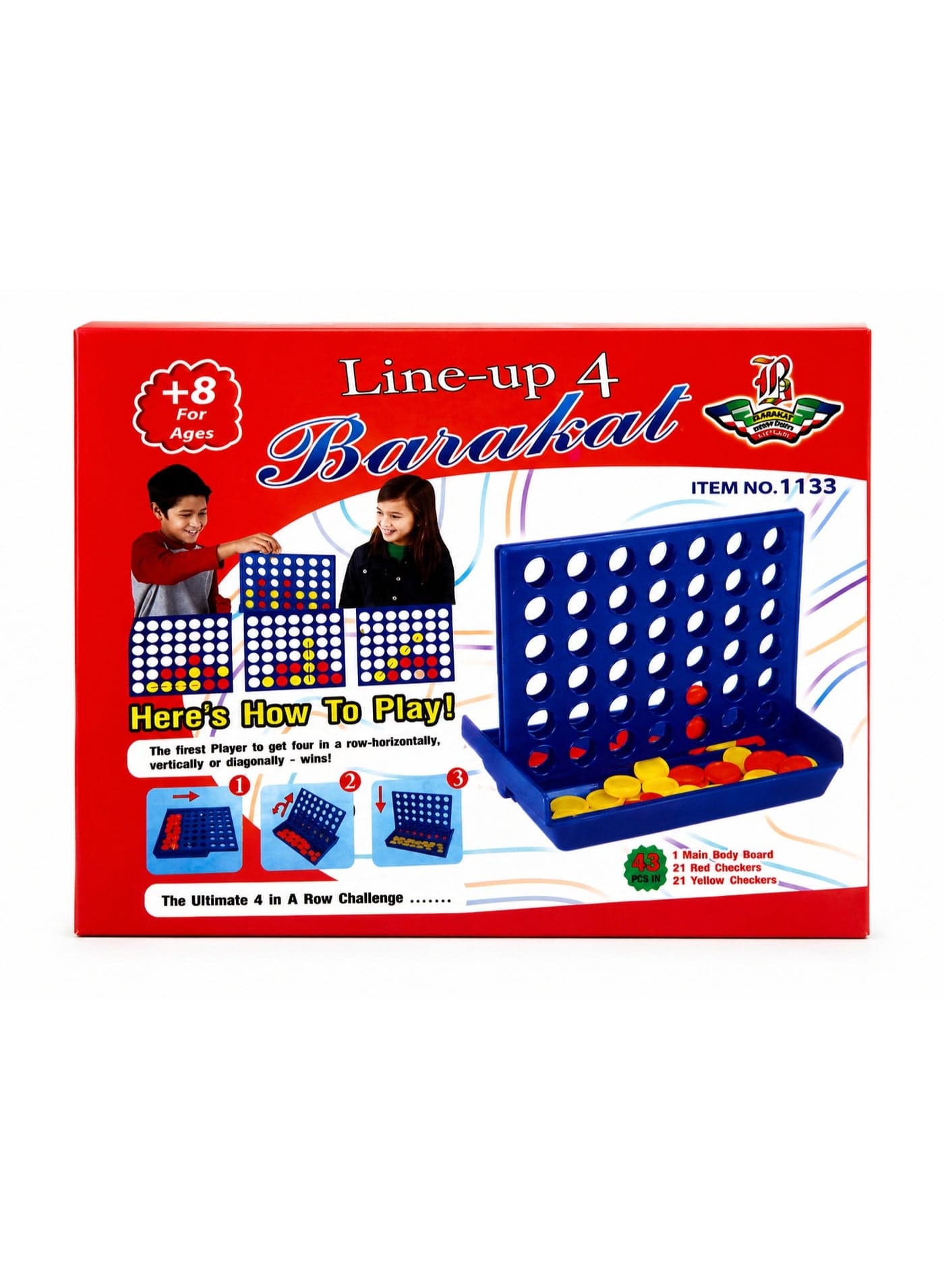 Small-sized Connect Four game, 16 cm Board Games