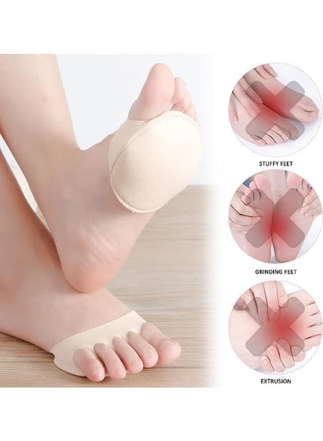 Pair of Ball Foot Pads Metatarsal Pads for Foot Pain Outdoor Running(Random Color) Foot Care (٣)