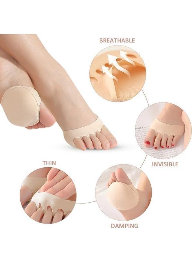 Pair of Ball Foot Pads Metatarsal Pads for Foot Pain Outdoor Running(Random Color) Foot Care (٢)