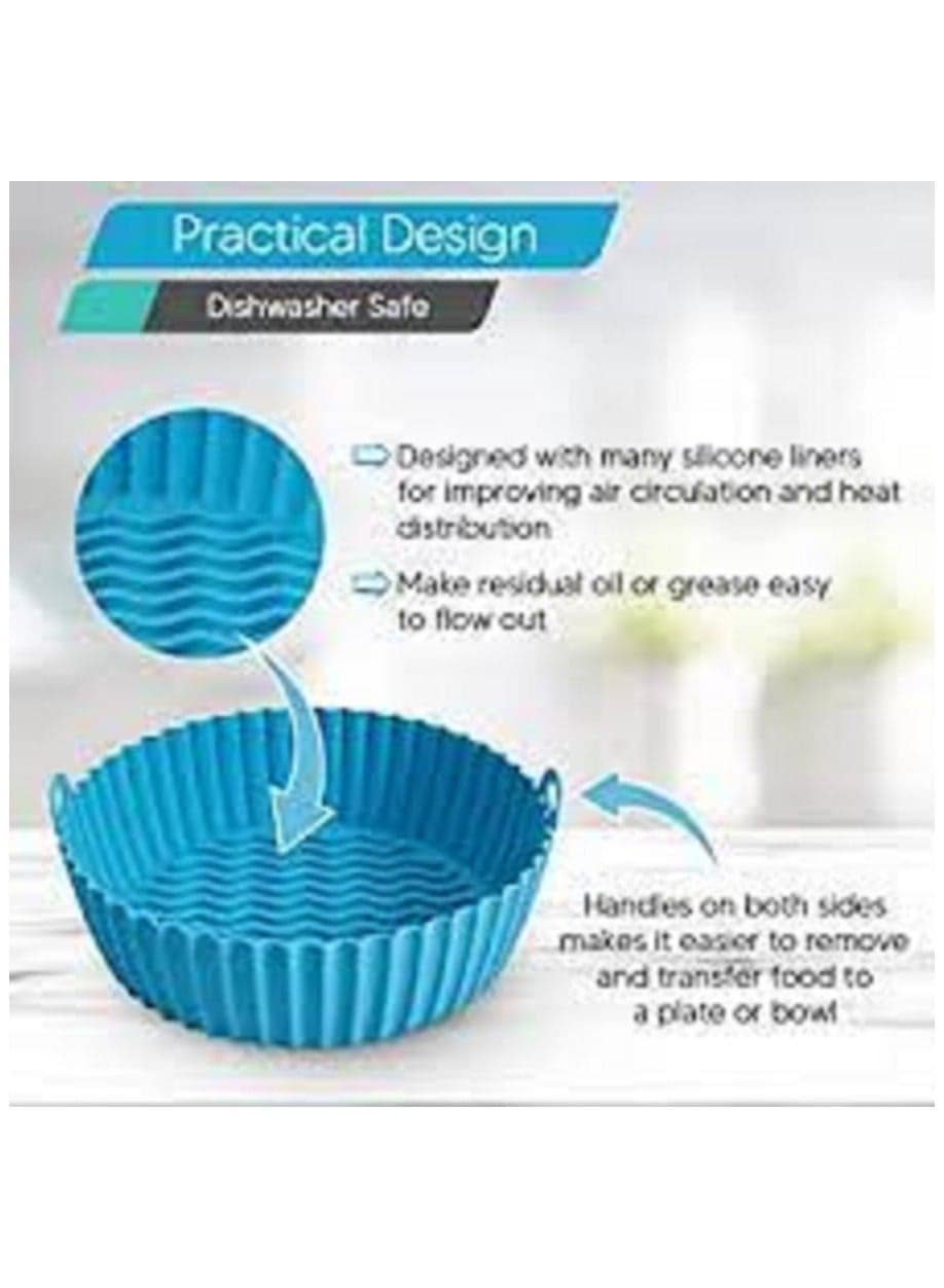 Square silicone liners for frying pan Multi colour Grilling Pans (٥)