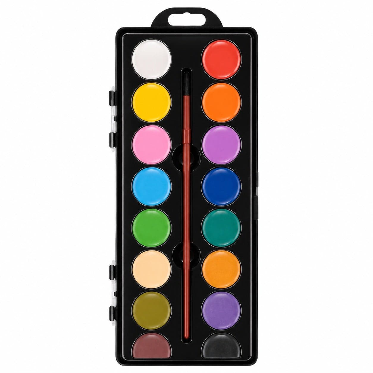 Color Watercolor Paint Set With Palette And Brush Drawing & Painting Supplies (2)
