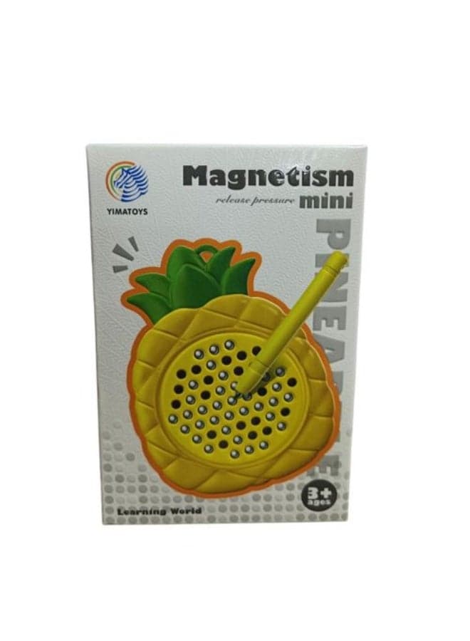 Mini magnetic toy mega creative Pineapple with medal Magnets & Magnetic Toys