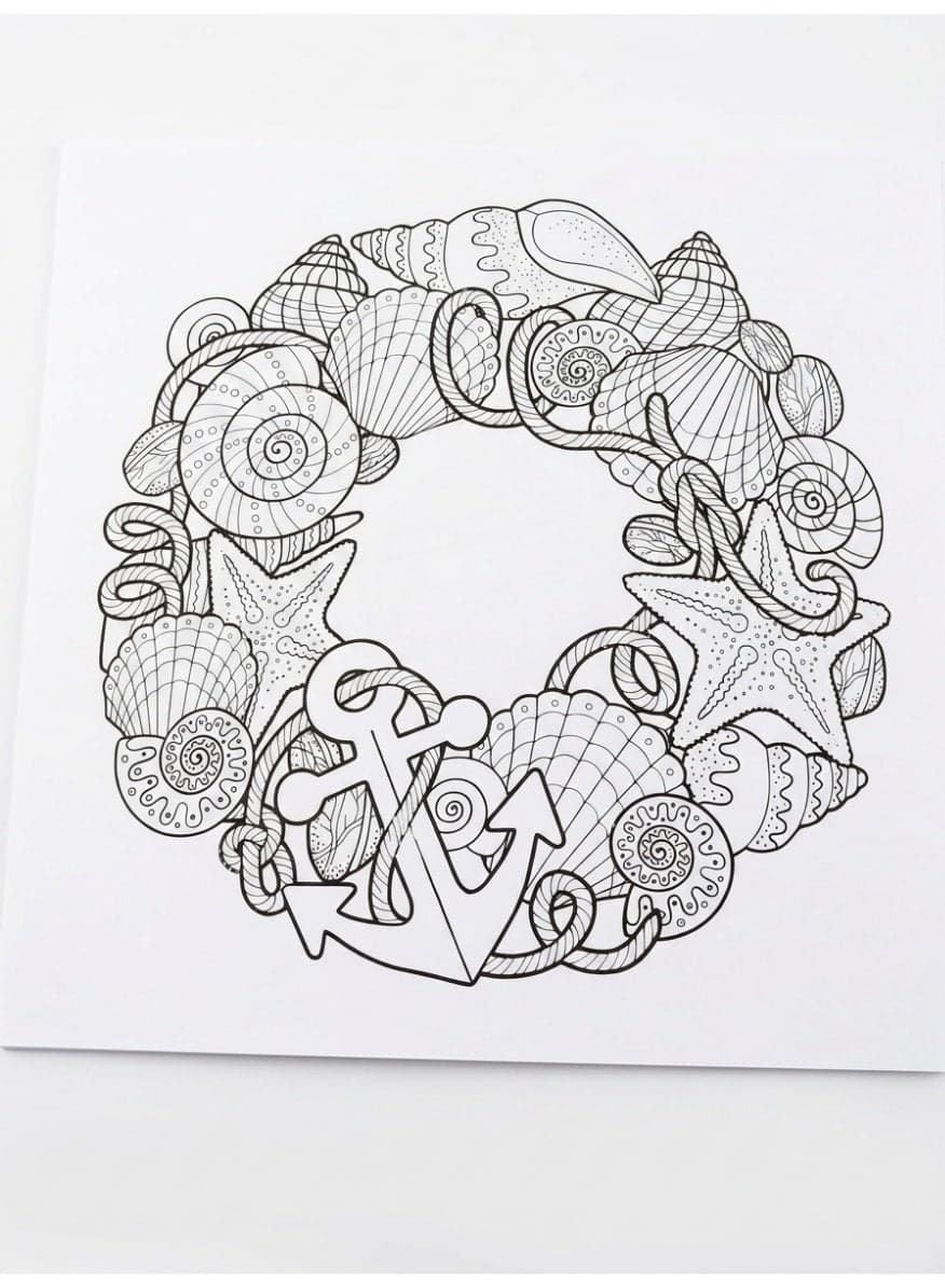 Mandala Summer Coloring Book for Adults & Kids - 24 Professional Drawings Drawing & Painting Supplies (٣)