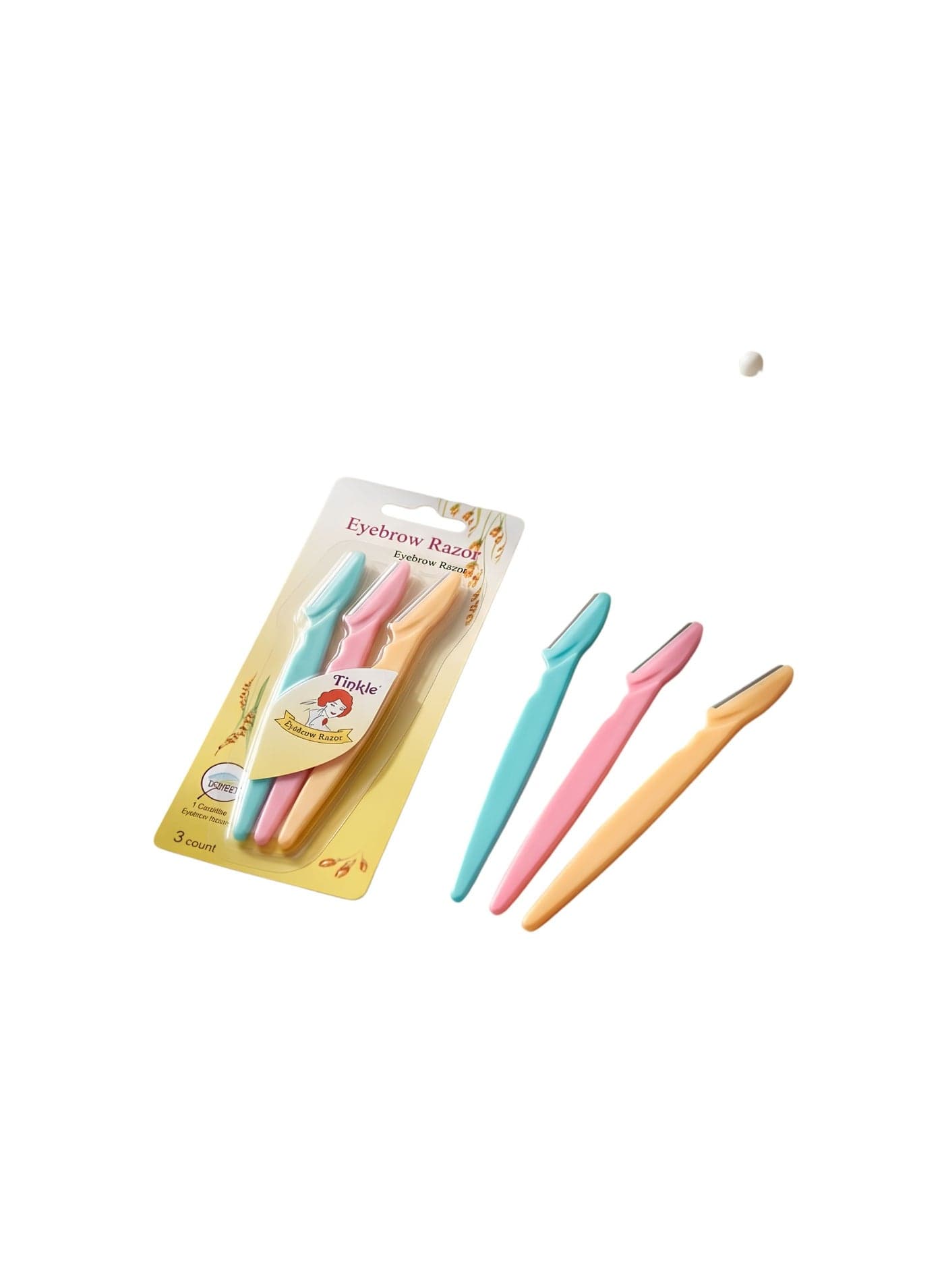 Tinkle Women’s Razor – Facial Hair & Eyebrow Removal Tool - 3 pieces Men's Razors & Blades