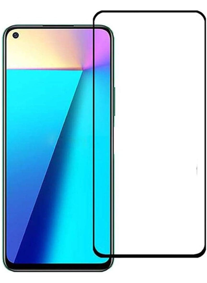 حماية شاشة إنفينكس نوت 7 من الزجاج المقوى - أسود Mobile Screen Protectors