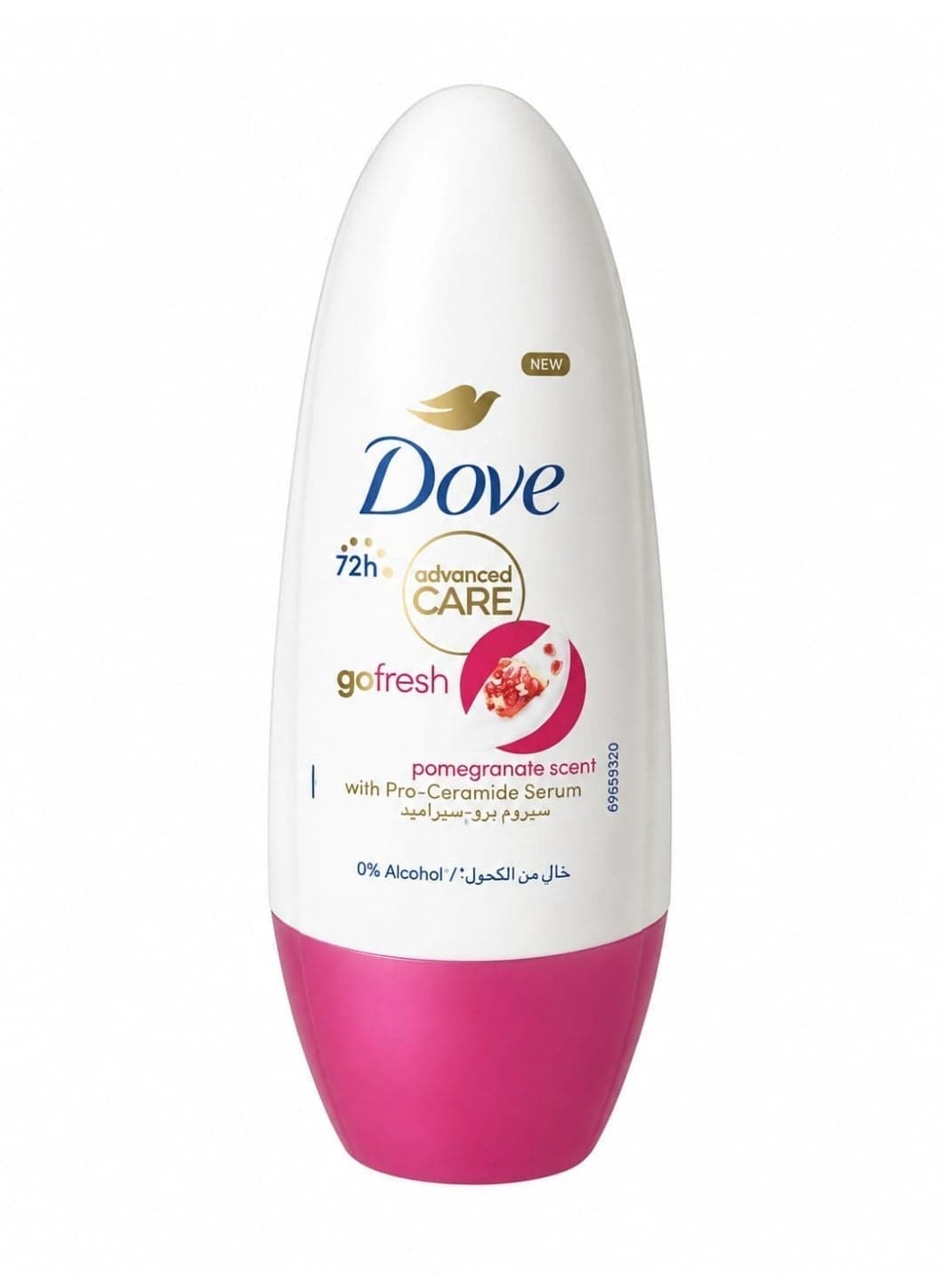 Dove Deodorant Roll-On Women's Scent Pomegranate 50 ml (Packaging design may vary)
