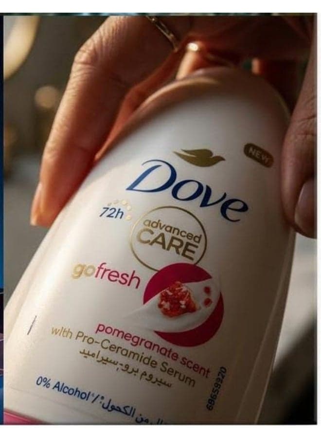 Dove Deodorant Roll-On Women's Scent Pomegranate 50 ml (Packaging design may vary) (12)