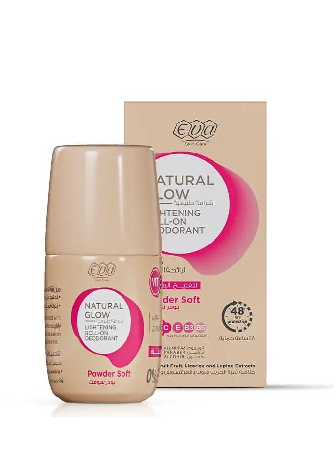 Eva Natural Glow Lightening Roll On Deodorant Powder Soft 60 Gm Deodorants & Antiperspirants