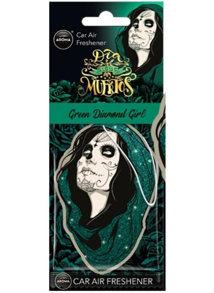 Aroma Car Cellulose Lumiere – Green Diamond Girl Car Air Fresheners