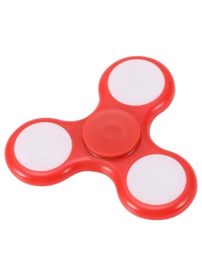 MAYUJIAA 1Pc LED Light Fingertip Spinner Steel Balls Bearing Stress Relief EDC Hands Foucs Toy (Red) HW313-21156 Fidget Spinners