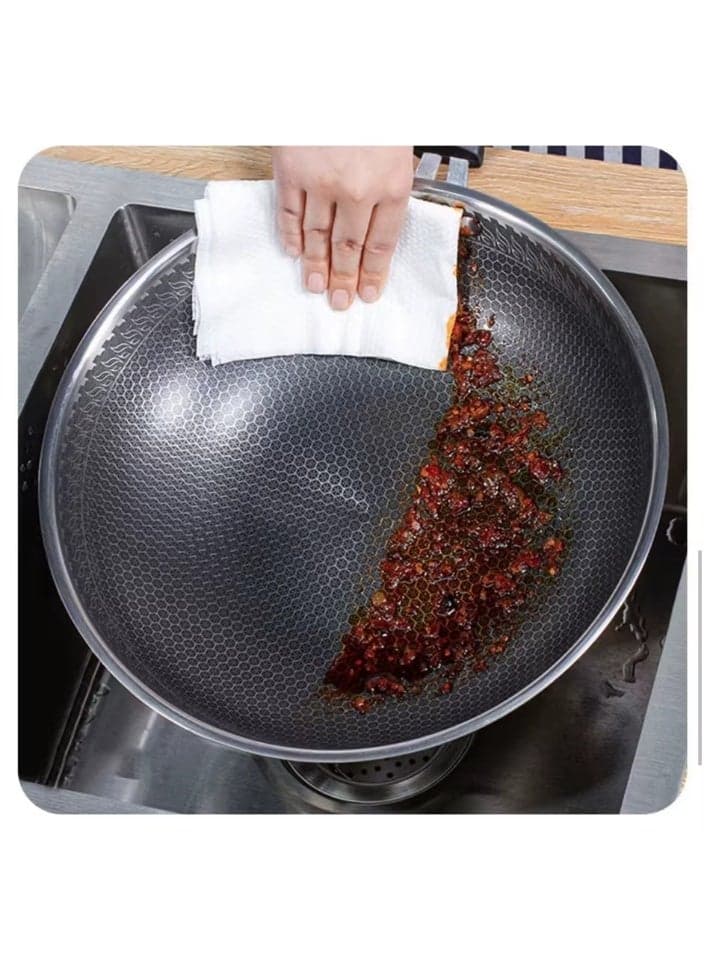 Disposable Kitchen Grease Wipes, 80 Wipes - Powerful Restaurant Wipes for removing grease, food stains, and cleaning wet glass tables (٣)