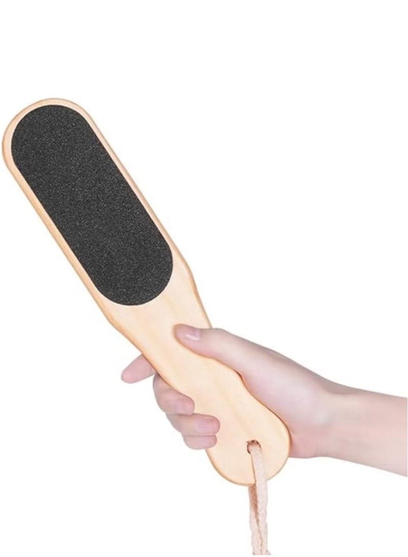 Wood Callus File Callus Remover Professional Callus Scraper Double Sided Callus Remover Tool Dead Skin Removal Tool Buffer Stones (٣)