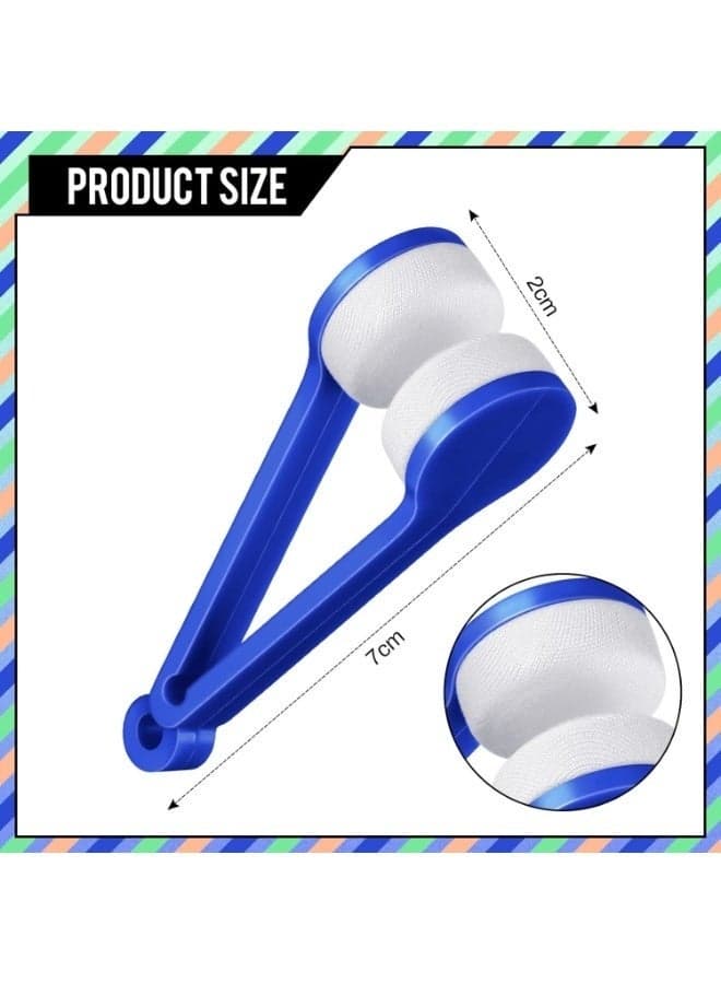 2-in-1 Smart Glasses Cleaner (Magnetic Brush + Microfiber) - Precision lens cleaning accessories for dust and fingerprints - Portable design with bag clip - Ultra-soft bristles to protect luxury glasses from scratches - Essential accessory for sunglasses - Available in several colors - (2 pieces) Squeegees (١١)