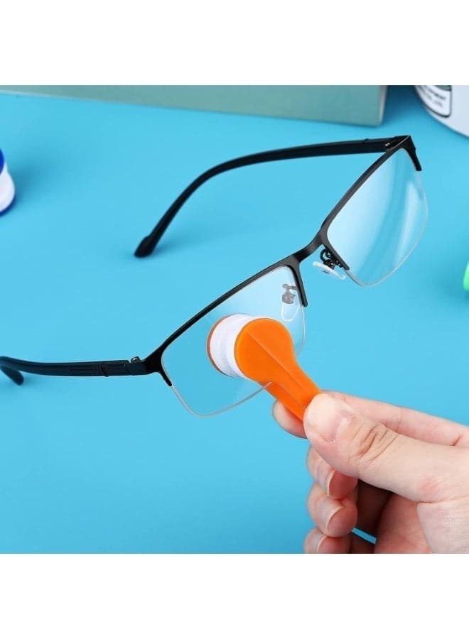 2-in-1 Smart Glasses Cleaner (Magnetic Brush + Microfiber) - Precision lens cleaning accessories for dust and fingerprints - Portable design with bag clip - Ultra-soft bristles to protect luxury glasses from scratches - Essential accessory for sunglasses - Available in several colors - (2 pieces) Squeegees (٨)