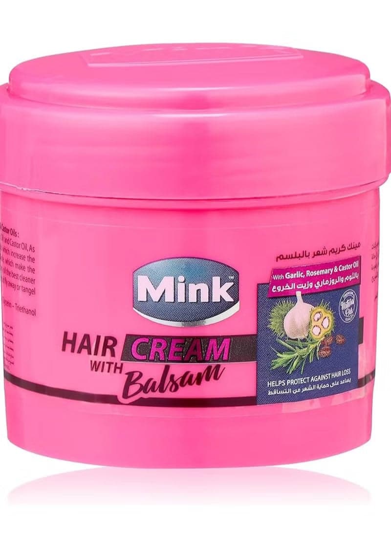 Mink Hair Cream Balsam With Garlic Rosemary &Castor Oil 125Ml Creams, Gels & Lotions