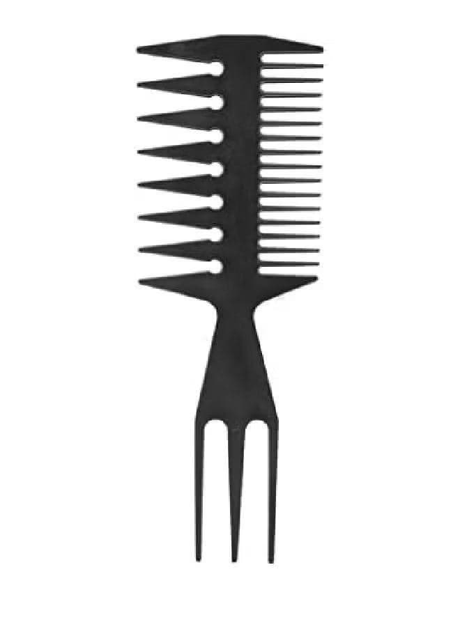 Hair Styling and Trimming Comb - Powerful Comb for Detangling and Trimming Hair for Men and Women - Black (2)