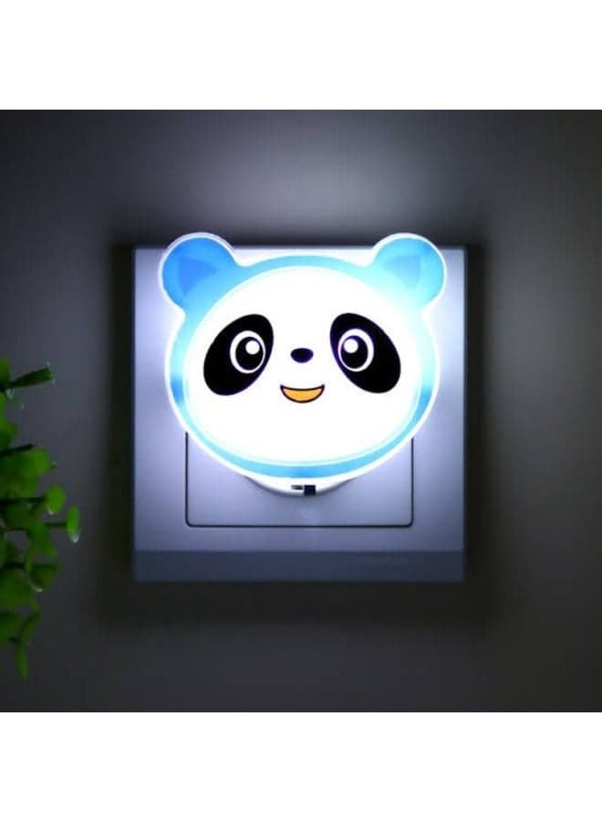 Plug-in night light for the bedroom, 0.1W bulb, white light.