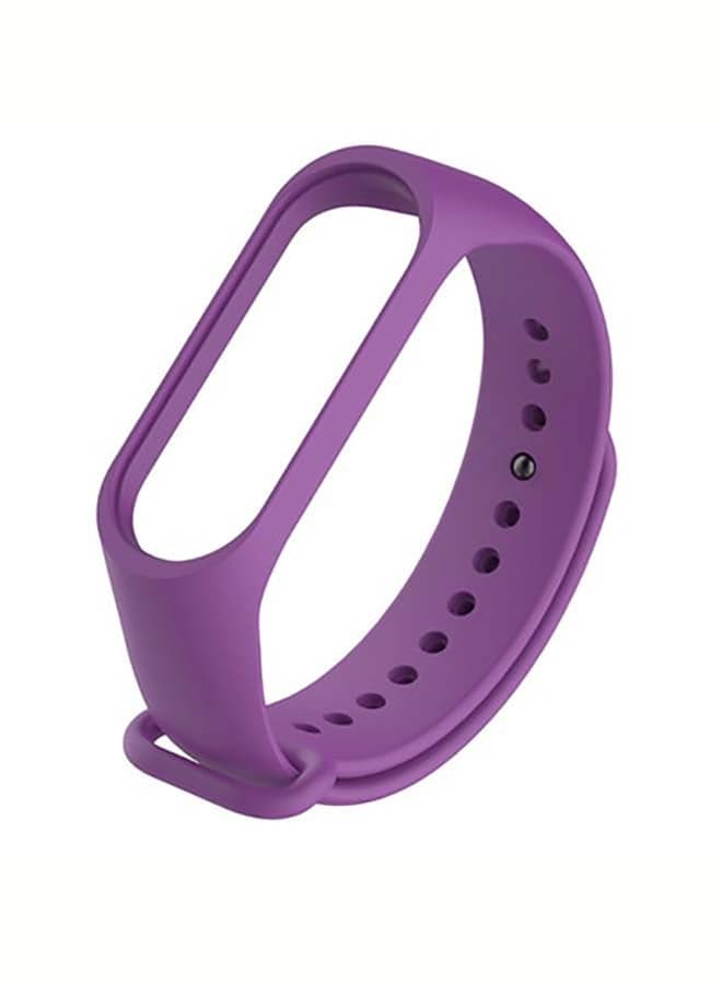 Replacement Silicone Band Strap For Xiaomi Mi 5/6 Purple Fitness Tracker Bands (2)