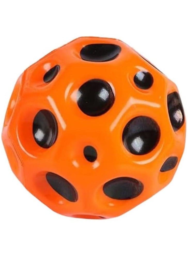 CLUHERTVY Astro Jump Ball Moon Ball Original High Bouncing Galaxy Ball Jumps Rubber Ball Space Ball Make a Banging Noise Mini Bouncing Ball Toy for Kids Party Gift Rubber Ball (Colourful A)