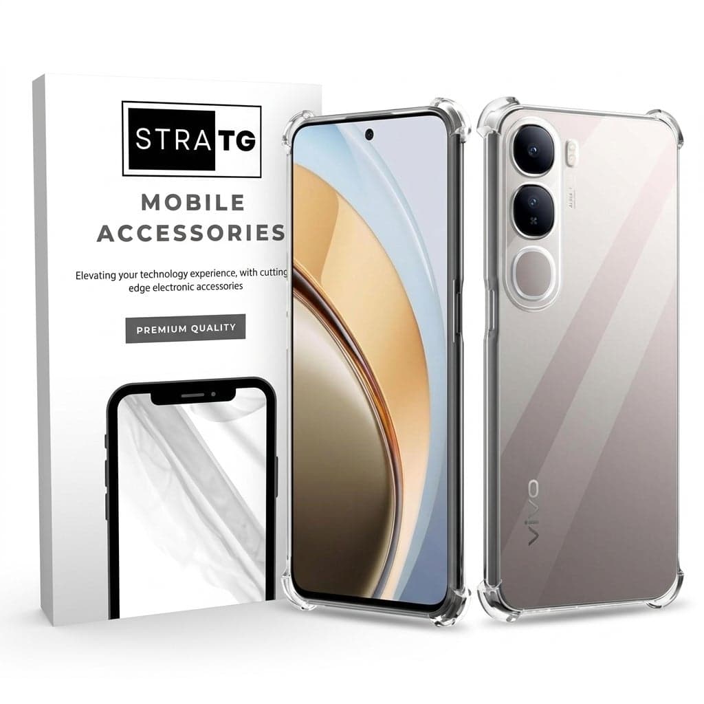 Gorilla Case for Vivo Y29 5G / Vivo Y19s 4G – Transparent Shockproof Silicone Cover with Corner Protection