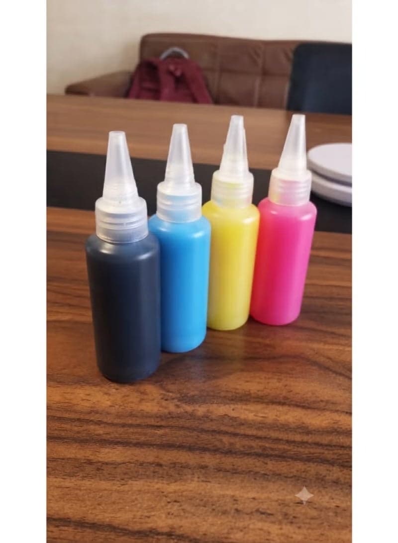 4-Pack Precision Liquid & Color Squeeze Bottle Set Drawing & Painting Supplies